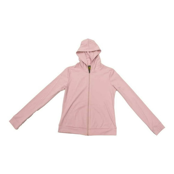 Sudadera Athletic Works para Dama Cierre Completo y CapuGa Rosa Talla G