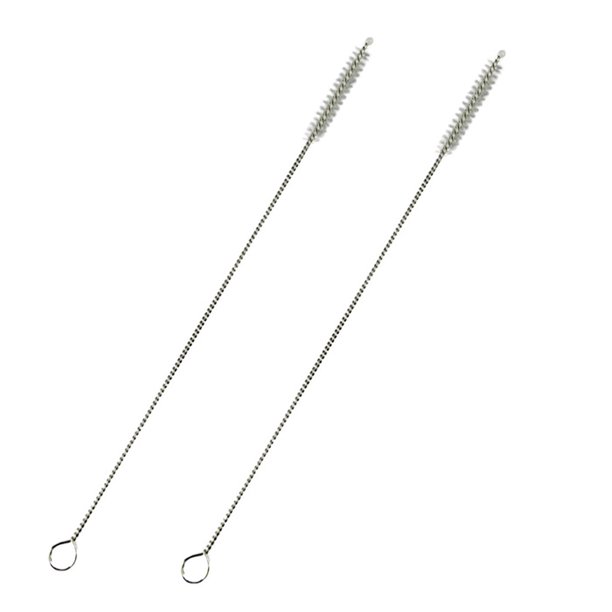 Set de Cepillos de Limpieza para Pajillas de Acero Inoxidable | Limpiadores Reutilizables para Vasos con Tapa | Mango de Alambre Resistente a la Oxidación | Compatibilidad Universal para Todas las