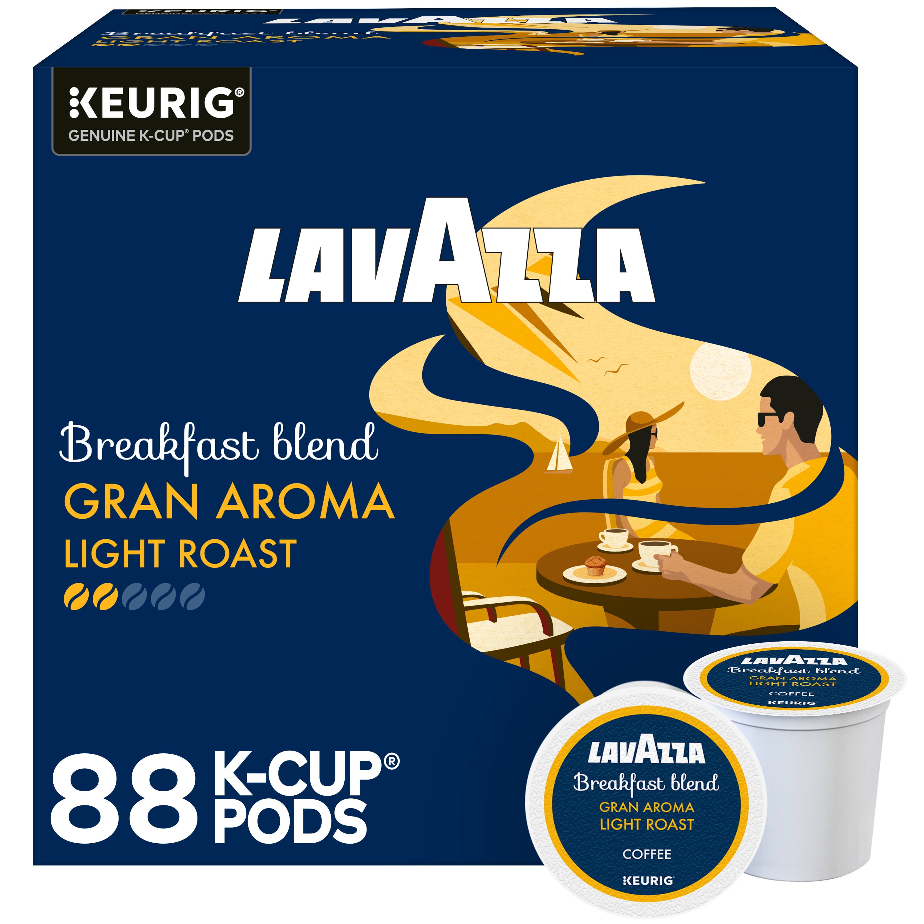 Eight O'Clock Medium Roast K-Cup Coffee Pods, 100 Ct, Sweet