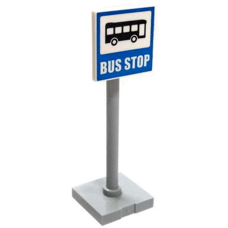 LEGO Bus Stop Sign Loose Accessory (Best Lego Stop Motion)