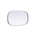 thumbnail image 3 of MR2B2036BRS-Elegant Decor-Brynn - Metal Frame Oval Mirror In Modern Style-36 Inches Tall and 20 Inches Wide-Brass Finish, 3 of 7