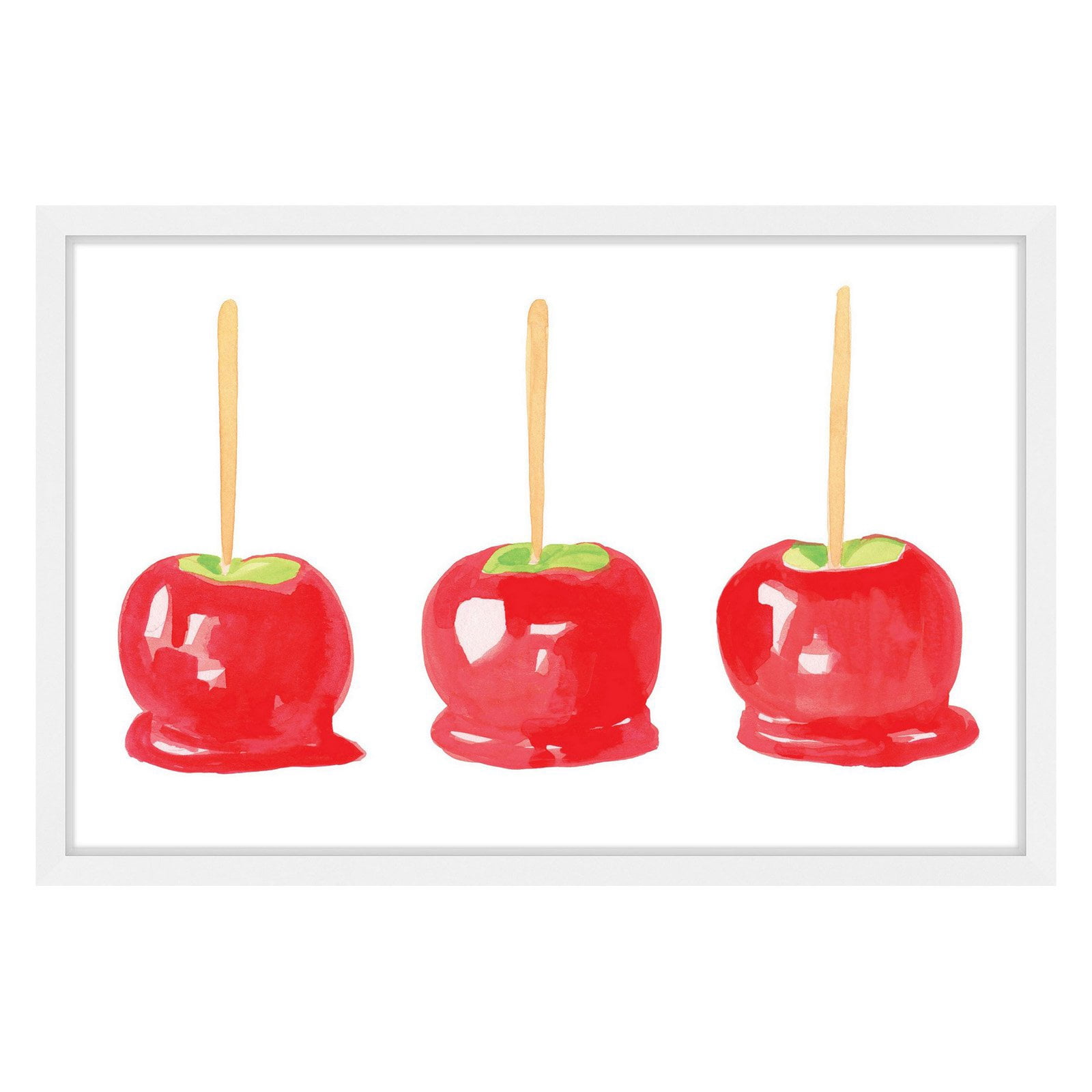Marmont Hill "Candy Apples" by Molly Rosner Framed Painting Print