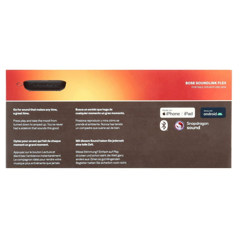 Bose SoundLink Flex II Bluetooth Speaker, Waterproof Bose SoundLink Flex II Bluetooth Speaker, Waterproof
