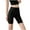 Black, variant on UAMVSH Yoga Shorts for Women Lightweight Gym Workout Long Legging Shorts High Waist Stretchy Running Athletic Slip Biker Shorts