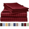 thumbnail image 2 of 500 Thread Count 4 Piece Quality Sheet Set 15 Inch Deep Pocket 100% Egyptian Cotton Color Burundy Solid Size Full, 2 of 5
