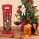 thumbnail image 5 of Funda para botella de vino navideña, bonita bolsa decorativa para botella de vino tinto, decoración para mesa de comedor navideña., 5 of 5