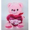 thumbnail image 3 of 15" Musical Valentine Bear Pink with I Love You Heart and Light up cheek (1 Piece), 3 of 5