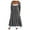 Gray, variant on Lindreshi Fall Dresses for Women 2025 Homecoming Dresses Women's Casual Crewneck Long Sleeve Pullover Patchwork Pleated Solid Color Button Dress