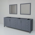 thumbnail image 4 of Lexora Home Jacques 84" Double Vanity with Mirrors in Dark Gray, 4 of 8