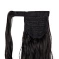 thumbnail image 5 of Long KiLELINTAy Drawstring Ponytail for Women, Curly Hair 22 Inch Clip in Ponytail Extension, Wrap Around Black Synthetic Ponytail Magic Paste Ponytail Hairpiece (Natural Black), 5 of 8