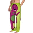 thumbnail image 2 of Barney And Friends Pajama Pants for Men, Super Soft All over Print Lounge Pants Sleepwear Bottom with Pockets Drawstring, 2 of 8