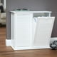 Household Essentials Tilt-Out Laundry Sorter Cabinet with Shutter Front ...