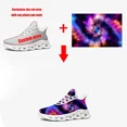 thumbnail image 3 of Custom Solid Color Sneakers for Men Women Print with Your Need Personalized Running Walking Tennis White Black Sports Shoes, 3 of 3