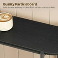 thumbnail image 6 of Narrow Console Table, 2-Tier Small Entryway Table, 29.5" Thin Sofa Table with Storage, Behind Couch Table, Display Table, for Living Room, Hallway, Entryway, Black CT01BB, 6 of 17