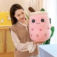 thumbnail image 4 of Almohada de felpa con forma de taza de té y leche para niños, almohada Kawaii para dormir, bonita muñeca de frutas, juguete de peluche, regalo de cumpleaños, 4 of 4