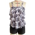 thumbnail image 2 of Traje de baño de dos piezas para mujer Ropa de playa con estampado degradado (S Black Coconut Tree) Sywqhk Para Estrenar, 2 of 8
