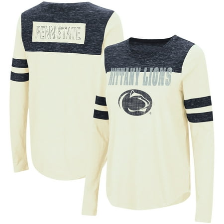 - Penn State Nittany Lions Colosseum Women's My Way Striped Long Sleeve T-Shirt - White/Navy