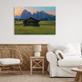 thumbnail image 3 of Stupell Industries Farmhouse Solitary Cabin with Looming Cliffs Canvas Art, 36 x 24, by Renel Peters, 3 of 8
