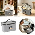 thumbnail image 2 of Universal Portable Car Heating Insulation Bag, Large Capacity Food Warmer for Milk Bottles Meals, 12V Electric Lunch Box for Travel Commuters Truck Drivers, 2 of 8