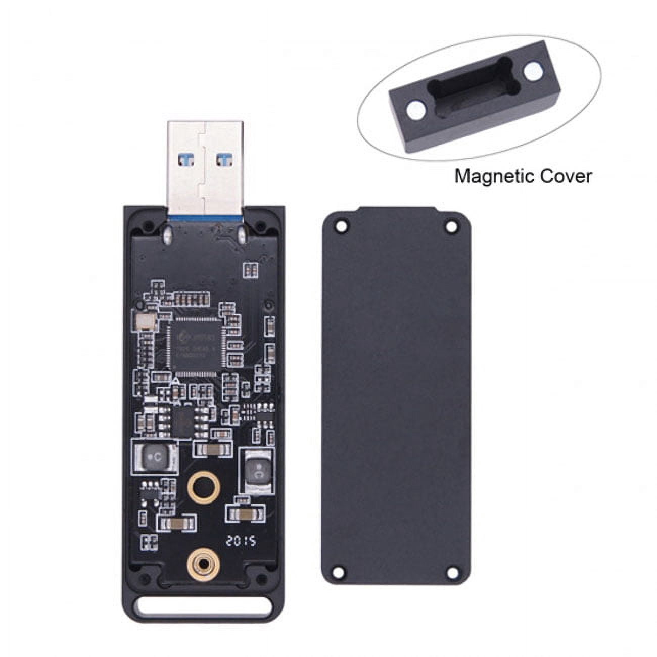 Chenyang CY USB 3.1 Gen2 10Gbps to NVME PCI-E M-Key Solid State Drive External Enclosure 2230/2242mm Enclosure