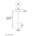 thumbnail image 3 of ET2 E94726-11SN Chute 4-Light RapidJack Pendant and Canopy, 3 of 5