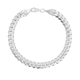 thumbnail image 1 of Pulso cubano Crixus plata .925, 1 of 4