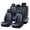 Blue, variant on Black Car Seat Covers for CHEVROLET BOLT EV LT 2023 Car Seat Cover , Waterproof Faux Leather, 5 Piece Full Set, Non-slip, Easy to Clean and Install, Protect and Upgrade Seats