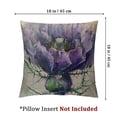 thumbnail image 4 of nygtbtfer Throw Pillow Case Purple Scottish Flower Medicinal Painting Nature Liver Ink Garden Decorative Square Covers for Home Sofa Couch Decor White, 4 of 7