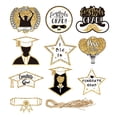 thumbnail image 2 of 24Pcs Gold Graduation Ornaments for Small Tree Decorations,Graduation Party Hanging Pendant 2026 Grad Paper Ornaments for Tree Shelf Home Classroom Decor Party Favors Supplies Black and Gold, 2 of 9