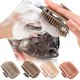 thumbnail image 1 of Champú Cepillo Masajeador de cuero cabelludo | Diseño cuadrado 2024 | Cerdas flexibles firmes | Peine Exfoliante Doble Hueco | Masaje de limpieza profunda para el cabello y el cuero cabelludo |, 1 of 1