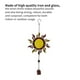 thumbnail image 2 of Campanas De Viento De Sol Retro Campanas De Viento Al Aire Libre Campanas De Viento Musicales Tubo Arte Del Hierro Decoración Colgante Con Vidrio Transparente De Color Para Balcón Decoración Noticed HA025247-01, 2 of 7