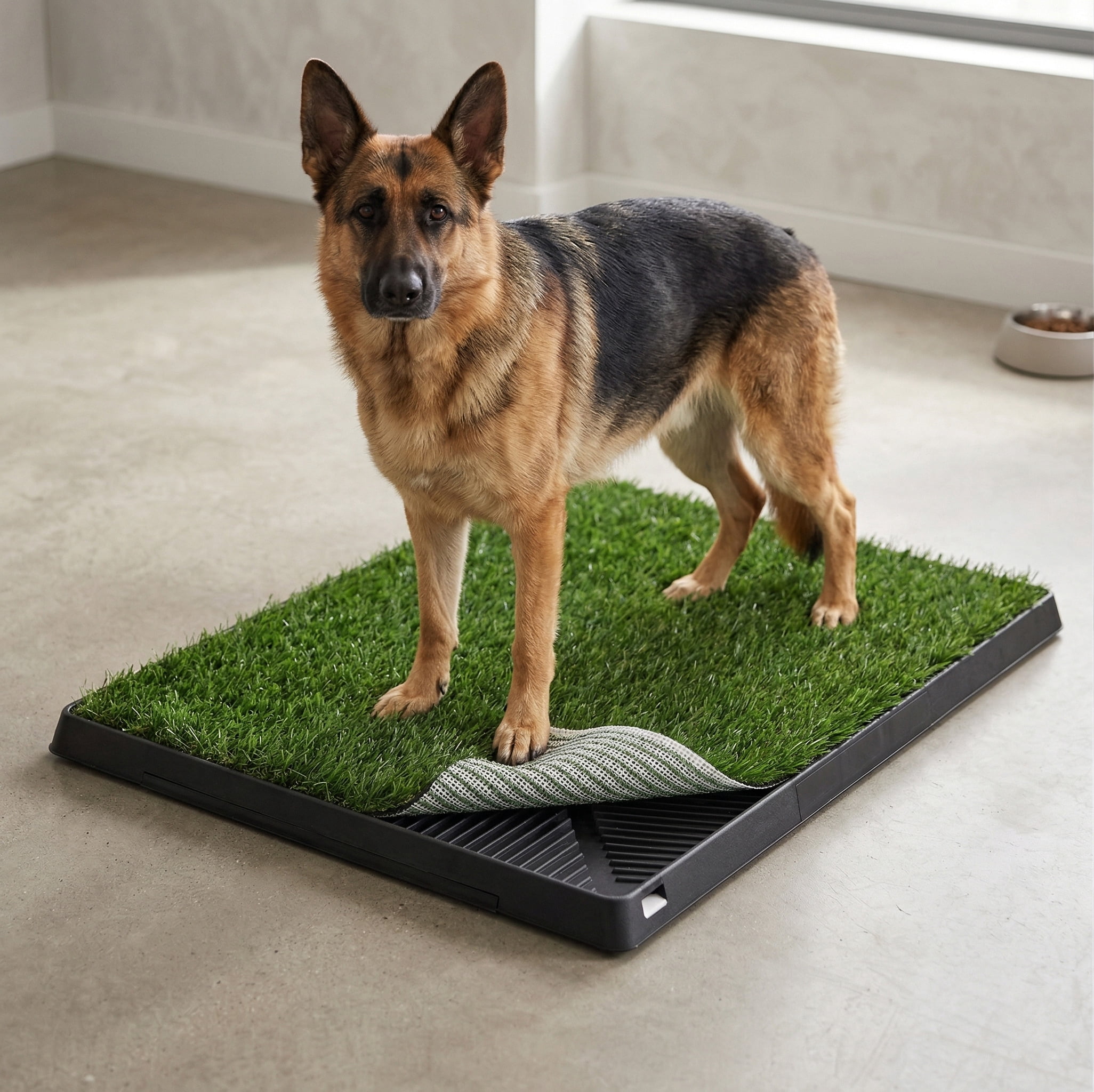 Dog Grass Potty Patch - XL 30x20, 3-Layer Pee Pad Artificial Turf for Indoor/Outdoor