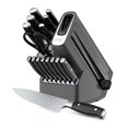 thumbnail image 1 of Ninja K32017 Foodi NeverDull 17 Piece Premium Knife System Block Set with Built-in Sharpener, Stainless Steel/Black, 1 of 9