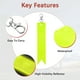 thumbnail image 5 of Pendientes Reflectores de Seguridad Uxcell [8PCS] - Llavero Reflectante de Seguridad con Clips para Mochila [Amarillo Limón-5.9IN/15CM], 5 of 7
