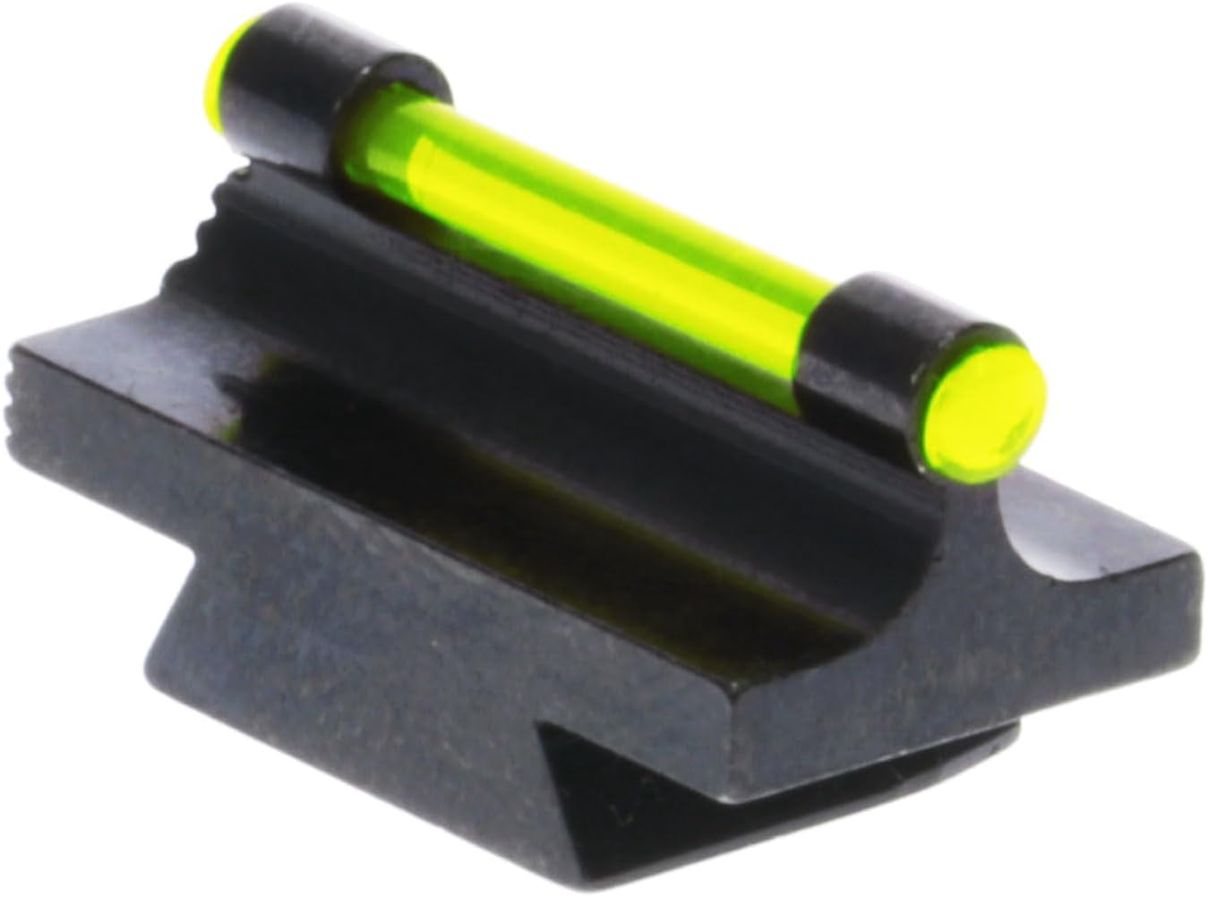 TRUGLO 3/8" METAL DOVETAIL RIFLE FIBER OPTIC GREEN BLACK