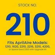 AprilAire 210 MERV 11 Replacement Filter for Whole House Air Purifiers, White