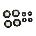 thumbnail image 3 of DOMELAY 4 Pcs Roues de Voiture RC et Pièces de Rechange de Contrepoids Accessoires Bricolage pour C84 C94 Noir Blanc A, 3 of 9