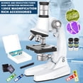 thumbnail image 6 of Kids Microscope Kit 1200X HD, STEM Biology Science Experiment Set, LED Illumination with 7 Filters, Prepared Slides & Tools, Educational Toy for Ages 8-12, Home School Lab Exploration, 6 of 9