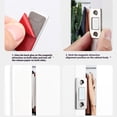 thumbnail image 5 of No-Drill Magnetic Sliding Door Catch, Stainless Steel Cabinet Door Holder for Wardrobe and Kitchen, 1-Pack, 5 of 10