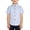 Light Blue, variant on Toddler Boys Button Down Dress Shirt Short Sleeve Stripe Casual Beach Summer Pocket School Party Wedding Comfortable Lightweight Soft Everyday Photos Gift Holiday