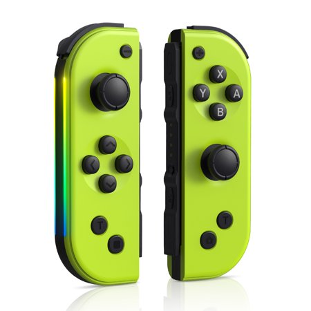 Compatible Switch JOYCON Hand Gamepad Wireless Controller, Support One Touch Wakeup, Sensor Vibration, ROG Lights