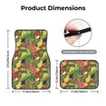thumbnail image 5 of Naloa Fruits Vegetables And Berries Car Foot Mat Set of 4 Pieces - Universal Floor Liner Neoprene Full Set Floor Mats for Cars Trucks SUV, 5 of 7