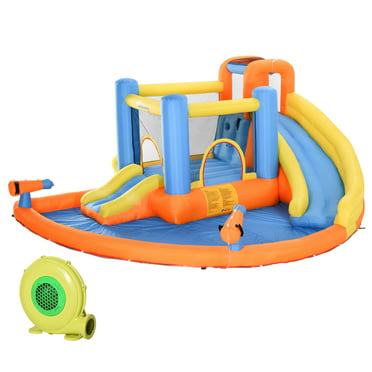 Banzai 2-in1 Ultimate Combo Pack Bouncer and Water Parks, Length 