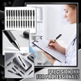 thumbnail image 2 of Black Barrel, Medium Point (0.7mm), Black Gel Ink, 12 Count - Hospital Home, Office, Writing, Note-Taking, Teacher Supplies, 2 of 5