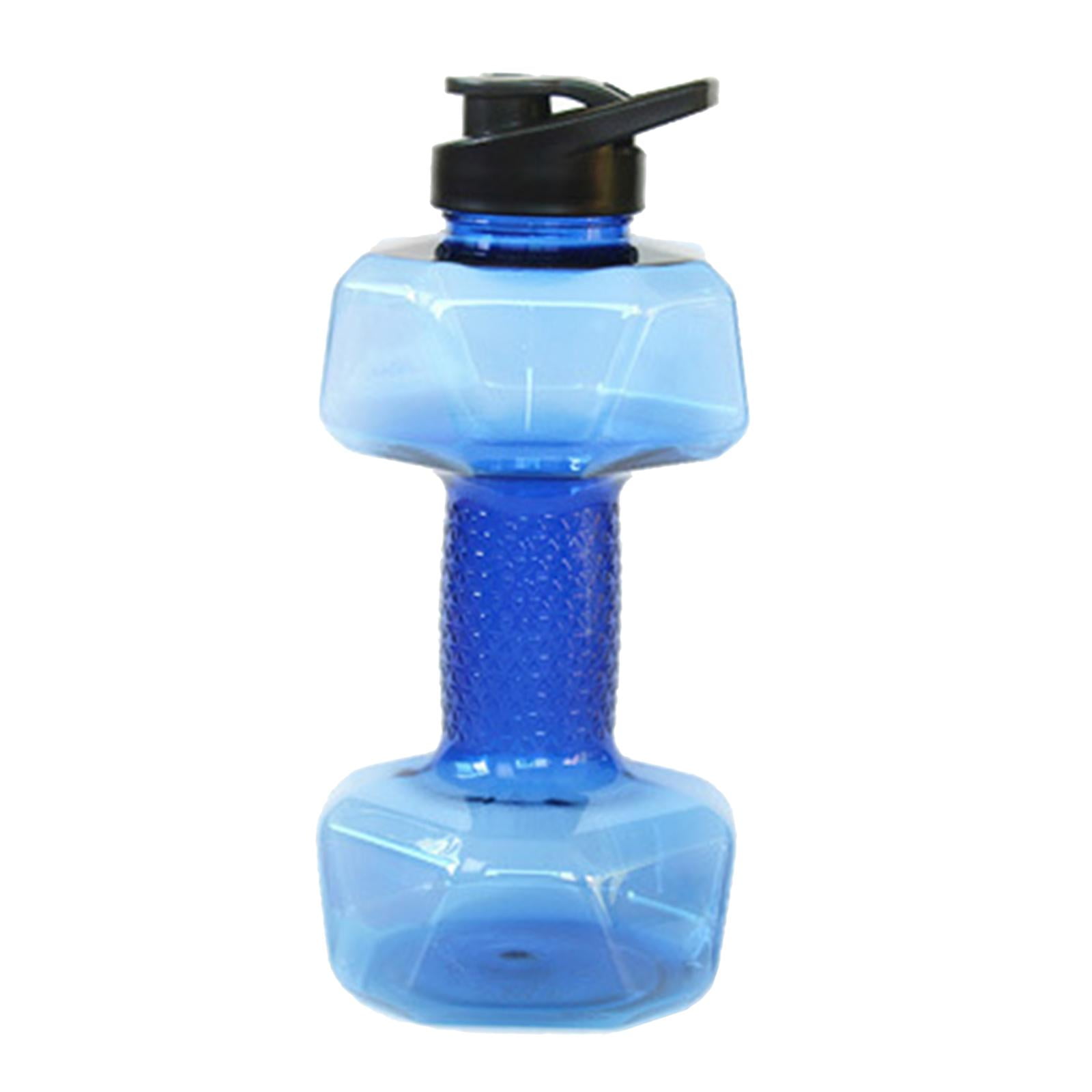 Dumbbell Water Bottle Sports Fitness Drinking Bottle for Men Women Training  Cup Leakproof Outdoor Camping Drinker