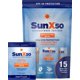thumbnail image 1 of CoreTex Sun X 50 SPF paquetes de protector solar de amplio espectro con bolsa de viaje resellable – Paquete de 15 octinoxato de parabeno oxibenzona y protector solar sin aceite – Resistente al agua y, 1 of 5