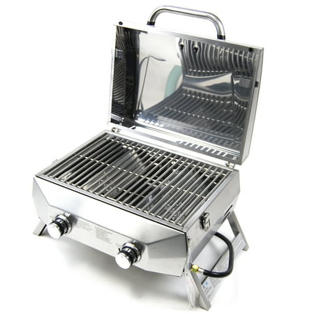 Supere 20 000 Btu 2 Burner Stainless Steel Bbq Tabletop Propane Supere 20 000 Btu 2 Burner Stainless Steel Bbq Tabletop Propane Gas Grills