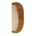 thumbnail image 2 of Talló El Cepillo Natural Del Cabeza l cabellero Del Sándalo estático - 13.5 x 5.5 cm shamjiam Peine de madera natural, 2 of 6