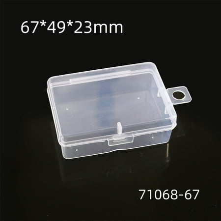 Kairuite Fishing Tackle Box Waterproof Fish Lure Organiser for Baits Storage Compartment 67*49*23mm
