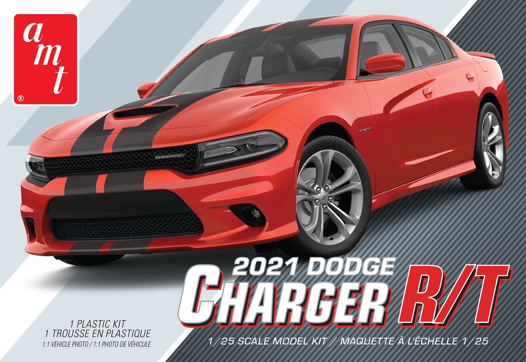 AMT 2021 Dodge Charger R/t 1:25 Scale Plastic Model Kit